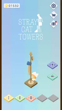 Cat Puzzle -Stray Cat Towers- Screen Shot 3