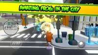 3D Frog Game Amazing Action : IN CITY TOWN Screen Shot 0