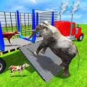 Farm Animal Transporting Truck Driver