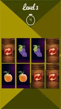 Memory Game fruit Screen Shot 2