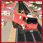 Flying Firefighter Truck 3D