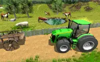 Village Tractor Simulator Game Screen Shot 1