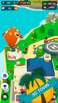 My Sim Island - 3D Dream Town Screen Shot 3