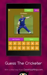 Cricketer Quiz Game Screen Shot 7