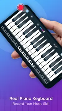Real Piano Keyboard Screen Shot 1