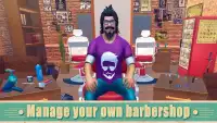 Beard Shaving Salon Simulator - Barber Shop 3D Screen Shot 0