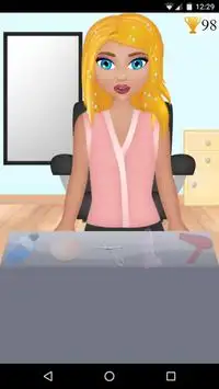 髪の爪と化粧ゲーム Screen Shot 0