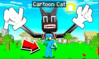 Cartoon Cat VS Siren Head for Minecraft PE Screen Shot 0