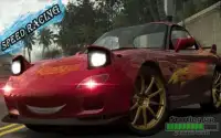 赤い車のスピード Screen Shot 0