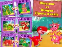 Dinosaur VS Dragon Puzzle: Jigsaw Free Games Screen Shot 8