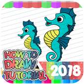 How To Draw Seahorse