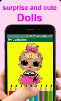 Drawing Dolls Surprise and Cute Screen Shot 1