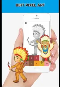pixel art indian Screen Shot 2