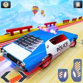 Grand Police Car Chase; Mega Ramp Stunt Car Games