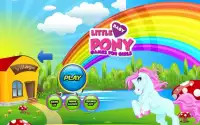 🎠 little baby Pony games For Girl: Pony Care Game Screen Shot 0