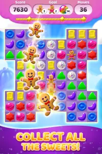 Candy Deluxe - 3-Gewinnt Quest & Puzzle-Spiel Screen Shot 3