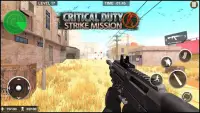 критический удар: стрельба оружия военные игры Screen Shot 5