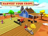 Blocky Farm Worker Simulator Screen Shot 5
