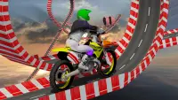 スタント 自転車 不可能 トラック -  レース モト ドライブ ゲーム Screen Shot 4