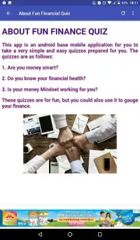 Fun Finance Quiz Screen Shot 1