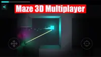 Maze 3D Multiplayer - Cube Shooting Games Screen Shot 1