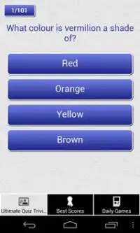 Ultimate Quiz Trivia Game Screen Shot 2