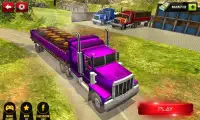 Off Road Cargo Trailer Truck Driver: Hill Driving Screen Shot 0