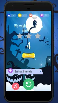 Halloween Piano Tiles  : Halloween Games Screen Shot 4