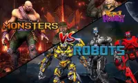 Arena de luta Monstro vs Robô Screen Shot 2