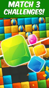 Teka-teki - Blok Pop & Ledakan | Cocokkan 2 Cubes Screen Shot 1