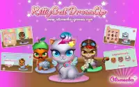 kids girls kitty cat dress up Screen Shot 0