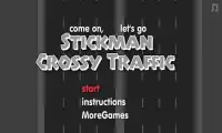 Stickman Crossy Traffic Screen Shot 0