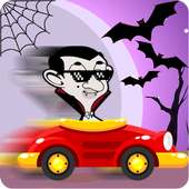 Mr-Bean's Halloween:Car Racing