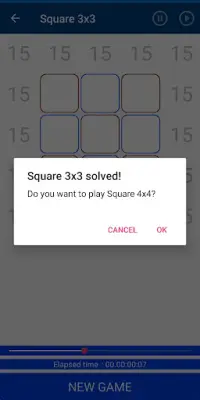 Magic Square 7x7 (tablet 9x9) Screen Shot 2