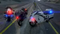 real Police moto bike Chase Screen Shot 4