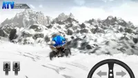 ATV Snow Simulator Screen Shot 1
