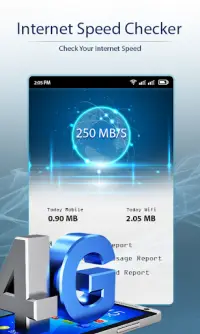 Internet Speed Test Meter Screen Shot 1