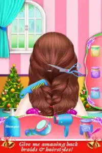 Christmas Girls Hair Styles & Makeup Artist Salon Screen Shot 3
