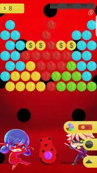 Loli Ladybug Bubble Game Screen Shot 3