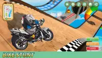 Moto Mega 3D: Balap Stuntman Screen Shot 1