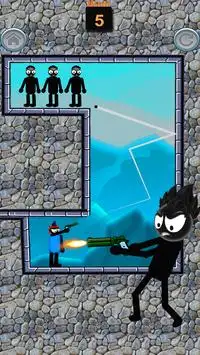 Stickman Destruction Warrior Screen Shot 0