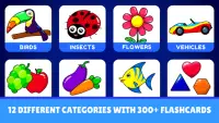 Flashcards Toddler Games for 2 and 3 Year Olds Screen Shot 0