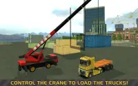 Vrachtwagen & Kraan SIM: Vrachtschip Screen Shot 2