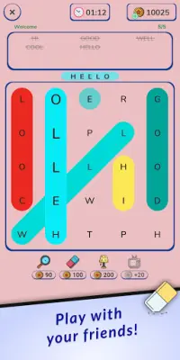 Griddo - Word Search Game Screen Shot 1