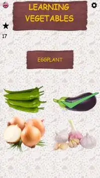 Vegetable-Learning Vegetables- Practice Test Sound Screen Shot 3