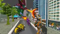 Moto Robot Transform - Flying Dragon Robot biker Screen Shot 3