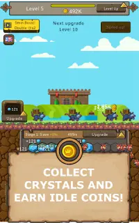 Fantasy Idle Castle - Clicker Mining Builder! Screen Shot 9