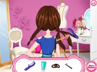 парикмахерская игр для девочек Screen Shot 5