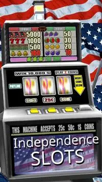 3D Independence Slots - Free Screen Shot 2