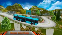 Parkir bus 3D: permainan simulasi Screen Shot 1